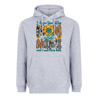 Heather Grey i have two titles mom and mimi and i rock them bot Heavyweight Hoodie - Zillion Design Studio