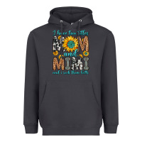 Smoke i have two titles mom and mimi and i rock them bot Heavyweight Hoodie - Zillion Design Studio