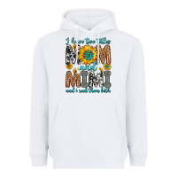 White i have two titles mom and mimi and i rock them bot Heavyweight Hoodie - Zillion Design Studio