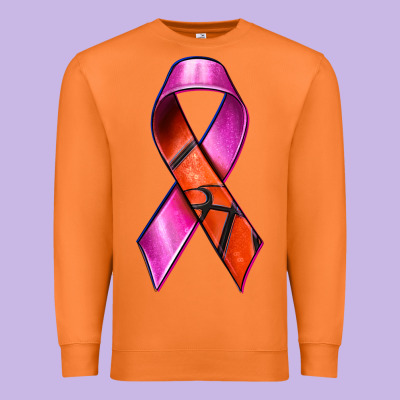 Breast Cancer Ribbon Basketball Premium Sweatshirt Designed By Texasbilliewilder