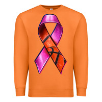 Carrot Breast Cancer Ribbon Basketball Premium Sweatshirt - texasbilliewilder