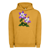 Pigment Peanut Butter rocky mountain columbine Urban Hoodie - LillyAllenDesigns