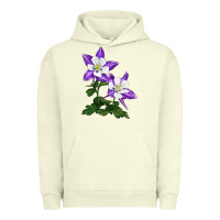 Pigment Pistachio rocky mountain columbine Urban Hoodie - LillyAllenDesigns