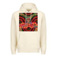 Sandshell spanish hand fan seamless pattern Premium Hoodie - BundleAndBundleShop