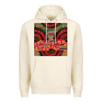 Tofu spanish hand fan seamless pattern Premium Hoodie - BundleAndBundleShop