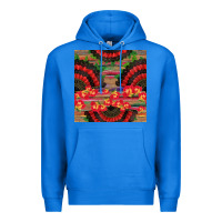 True Royal spanish hand fan seamless pattern Premium Hoodie - BundleAndBundleShop