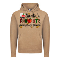 Vintage Coffee santa's favorite  paraprofesyonal Vintage Hoodie - AdoDesignShop