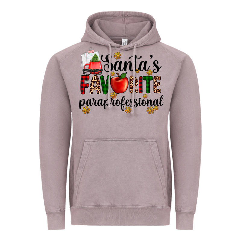 Santa's Favorite  Paraprofesyonal Vintage Hoodie by AdoDesignShop | Teevron