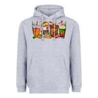 Heather Grey spanish teacher coffee cups Heavyweight Hoodie - texasbilliewilder