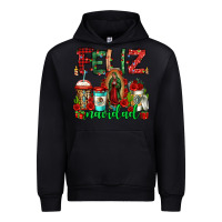 Black feliz navidad lady of Guadalupe christmas coffee Urban Hoodie - Jasminsmagicworld