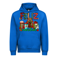 Cobalt feliz navidad lady of Guadalupe christmas coffee Urban Hoodie - Jasminsmagicworld