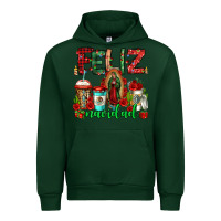 Forest Green feliz navidad lady of Guadalupe christmas coffee Urban Hoodie - Jasminsmagicworld