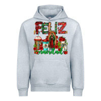 Heather Grey feliz navidad lady of Guadalupe christmas coffee Urban Hoodie - Jasminsmagicworld