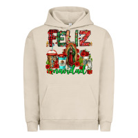 Pigment French Oak feliz navidad lady of Guadalupe christmas coffee Urban Hoodie - Jasminsmagicworld