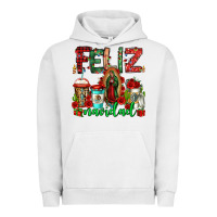 Pigment Lunar Rock feliz navidad lady of Guadalupe christmas coffee Urban Hoodie - Jasminsmagicworld