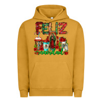 Pigment Peanut Butter feliz navidad lady of Guadalupe christmas coffee Urban Hoodie - Jasminsmagicworld
