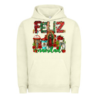 Pigment Pistachio feliz navidad lady of Guadalupe christmas coffee Urban Hoodie - Jasminsmagicworld