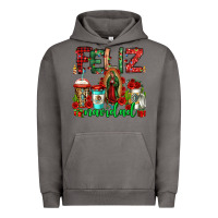 Pigment Tornado feliz navidad lady of Guadalupe christmas coffee Urban Hoodie - Jasminsmagicworld
