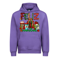 Tulip feliz navidad lady of Guadalupe christmas coffee Urban Hoodie - Jasminsmagicworld
