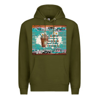 Army Green iced coffee because my sarcasm need to stay hydrated Premium Hoodie - Artiststas