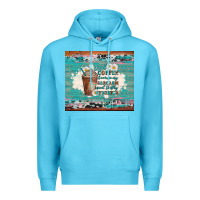 Ocean Blue iced coffee because my sarcasm need to stay hydrated Premium Hoodie - Artiststas