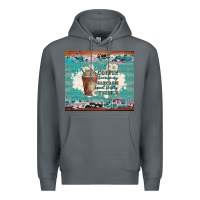 Rock iced coffee because my sarcasm need to stay hydrated Premium Hoodie - Artiststas