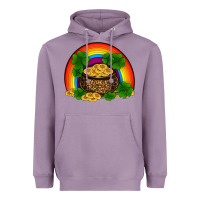Lavender st patricks shamrock gold leopard rainbow Heavyweight Hoodie - RanaPortraitStore