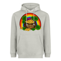 Moon Dust st patricks shamrock gold leopard rainbow Heavyweight Hoodie - RanaPortraitStore