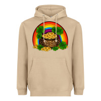 Mushroom st patricks shamrock gold leopard rainbow Heavyweight Hoodie - RanaPortraitStore