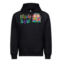 Black hippie soul caravan Urban Hoodie - BarkalooDesign