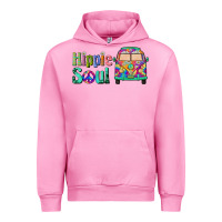 Fuchsia Pink hippie soul caravan Urban Hoodie - BarkalooDesign