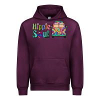 Mauve Wine hippie soul caravan Urban Hoodie - BarkalooDesign