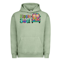 Pigment Oil Green hippie soul caravan Urban Hoodie - BarkalooDesign