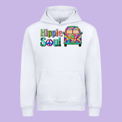 Hippie Soul Caravan Urban Hoodie Designed By Barkaloodesign