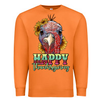 Carrot happy thanksgiving turkey Premium Sweatshirt - RanaPortraitStore