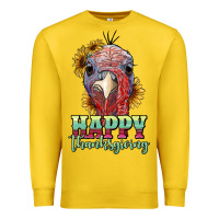 Lemon happy thanksgiving turkey Premium Sweatshirt - RanaPortraitStore