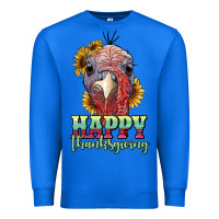 True Royal happy thanksgiving turkey Premium Sweatshirt - RanaPortraitStore
