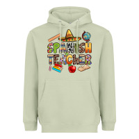 Matcha spanish teacher Heavyweight Hoodie - texasbilliewilder