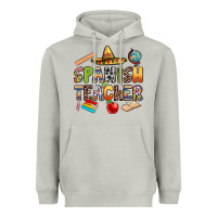 Moon Dust spanish teacher Heavyweight Hoodie - texasbilliewilder