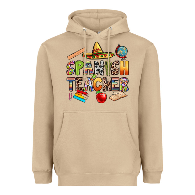 Spanish Teacher Heavyweight Hoodie by texasbilliewilder | Teevron