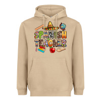 Mushroom spanish teacher Heavyweight Hoodie - texasbilliewilder