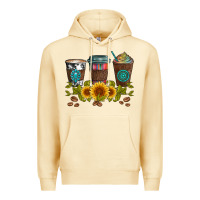 Pina Colada coffee group and sunflowers Premium Hoodie - Artiststas