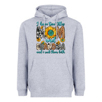 Heather Grey i have two titles mom and grandma and i rock them Heavyweight Hoodie - Zillion Design Studio