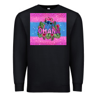 Black ohana stitch Premium Sweatshirt - Zillion Design Studio