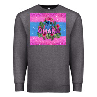 Charcoal Heather ohana stitch Premium Sweatshirt - Zillion Design Studio