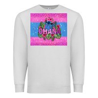 Dove Grey ohana stitch Premium Sweatshirt - Zillion Design Studio