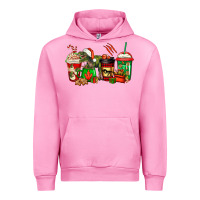Fuchsia Pink trex coffee cups Urban Hoodie - Jasminsmagicworld