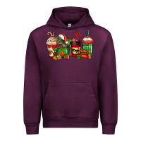 Mauve Wine trex coffee cups Urban Hoodie - Jasminsmagicworld