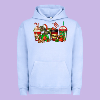 Trex Coffee Cups Urban Hoodie Designed By Jasminsmagicworld