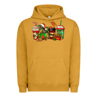 Pigment Peanut Butter trex coffee cups Urban Hoodie - Jasminsmagicworld